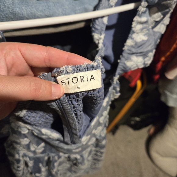 Square Neck Babydoll Dress - Picture 3 of 6